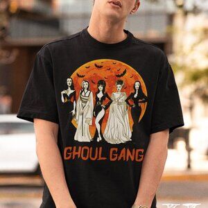Ghoul Gang Sunset Halloween T-Shirt, Goth Queens Shirt, Morticia Addams Shirt